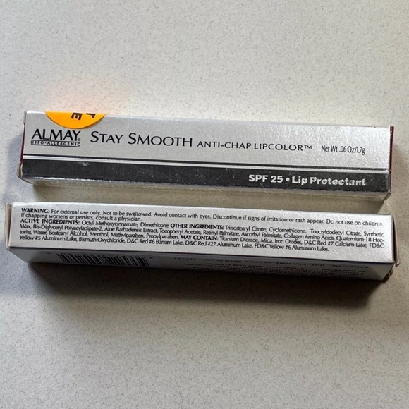 2x ALMAY Stay Smooth Anti-Chap Lipcolor with SPF 25 - Lip Protectant #BLISS - Picture 3 of 7